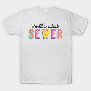 Sewer Gifts | World's cutest Sewer T-Shirt